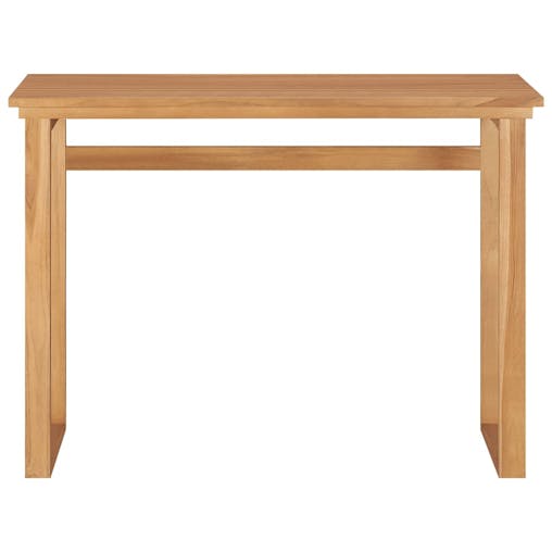 NNEVL Desk 100x45x75 cm Solid Teak Wood