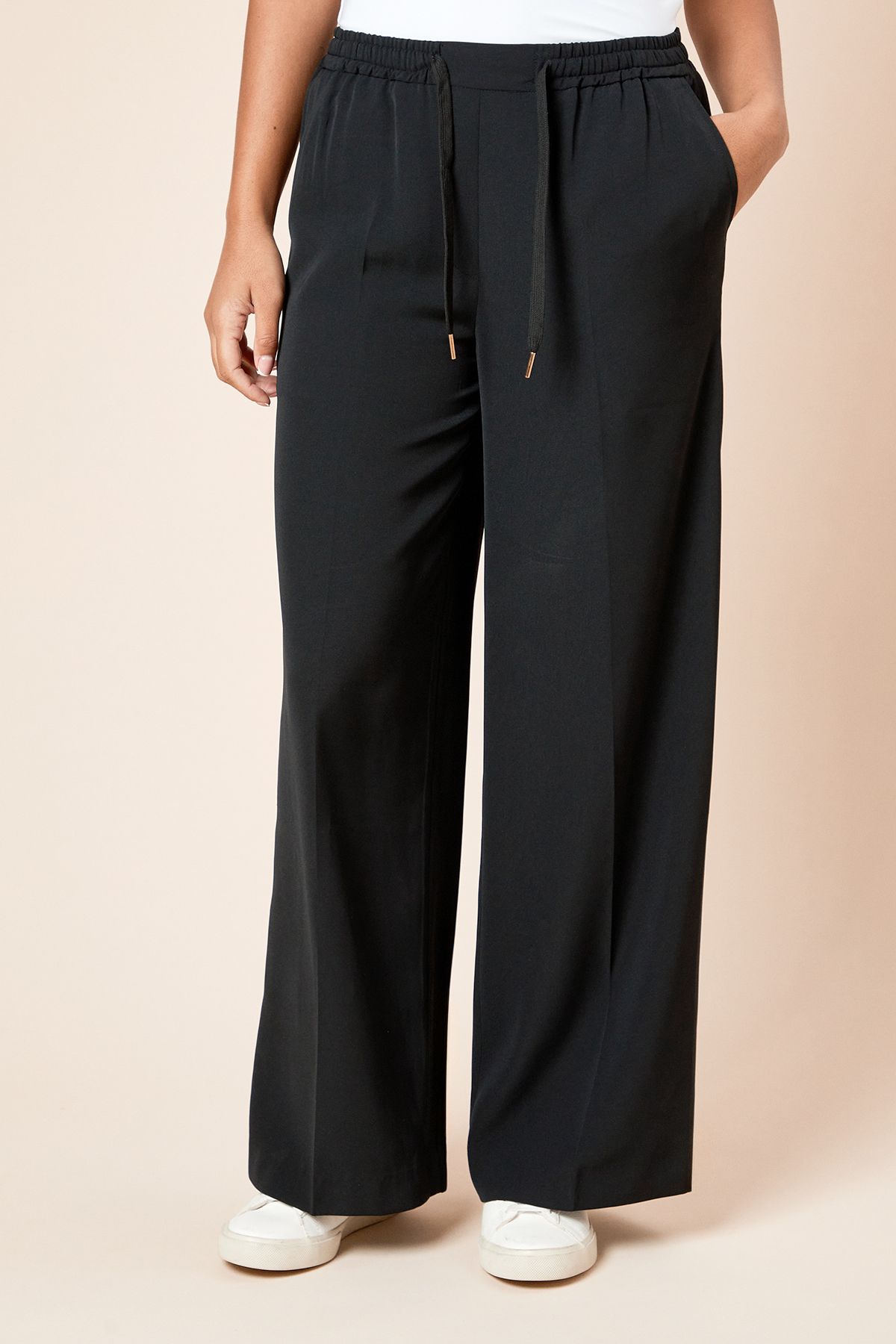 Dorothy Perkins Tie Waist Wide Leg Trousers