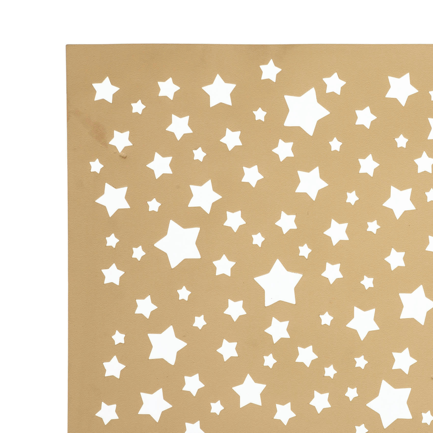 - Set de table ajouré étoiles plastique doré 30x45 cm