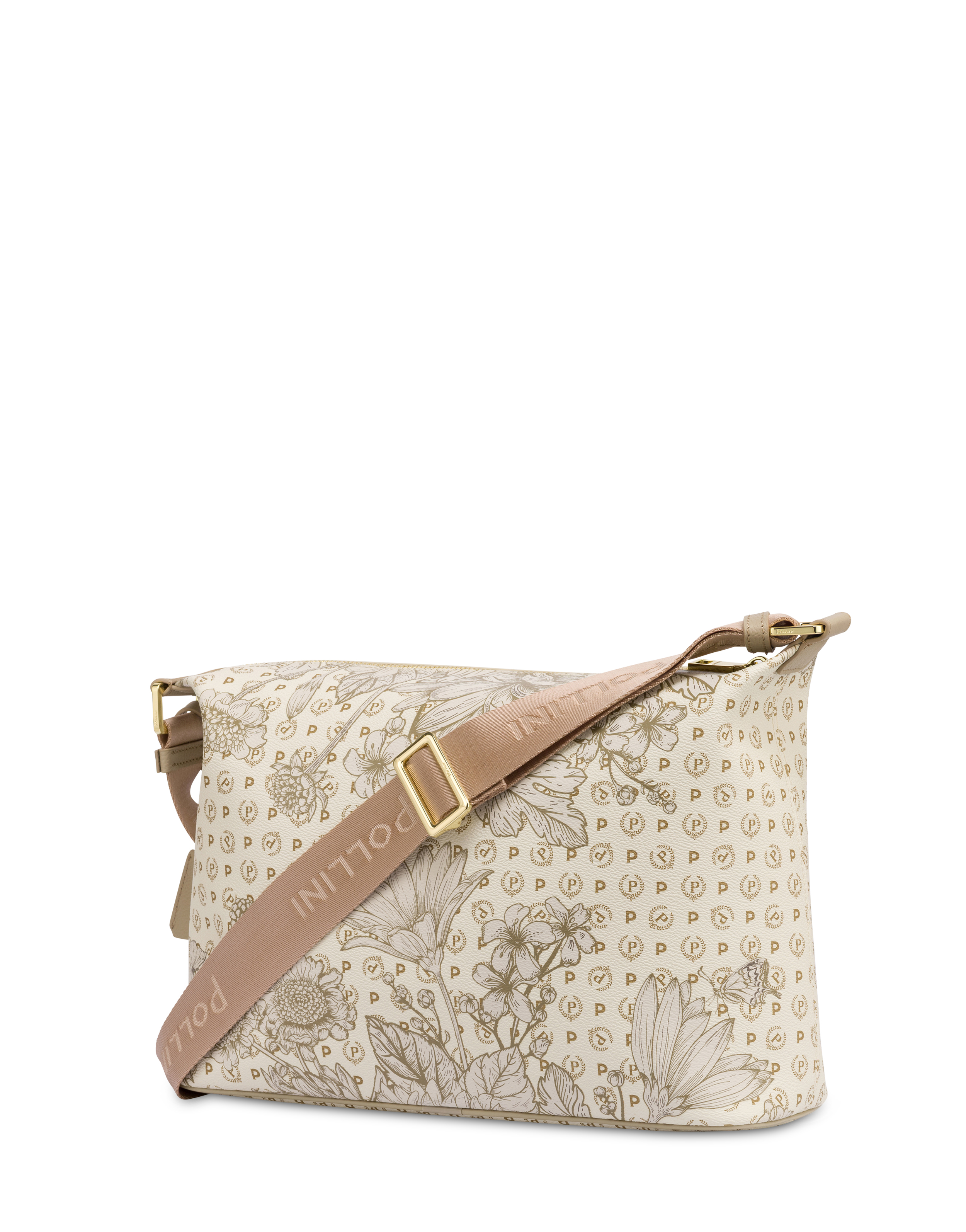 Borsa A Spalla Heritage Botanical Avorio/ghiaccio