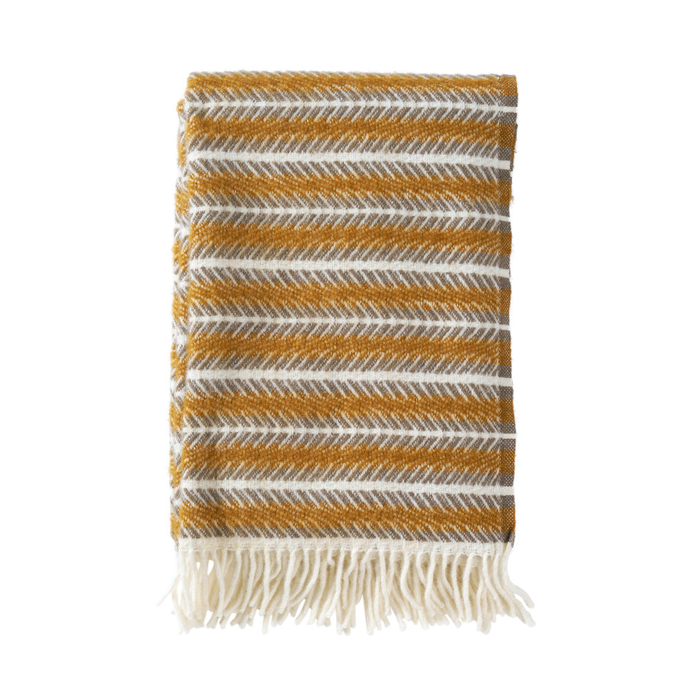 Klippan 100% wollen deken - Oscar - multi amber - 130x200cm
