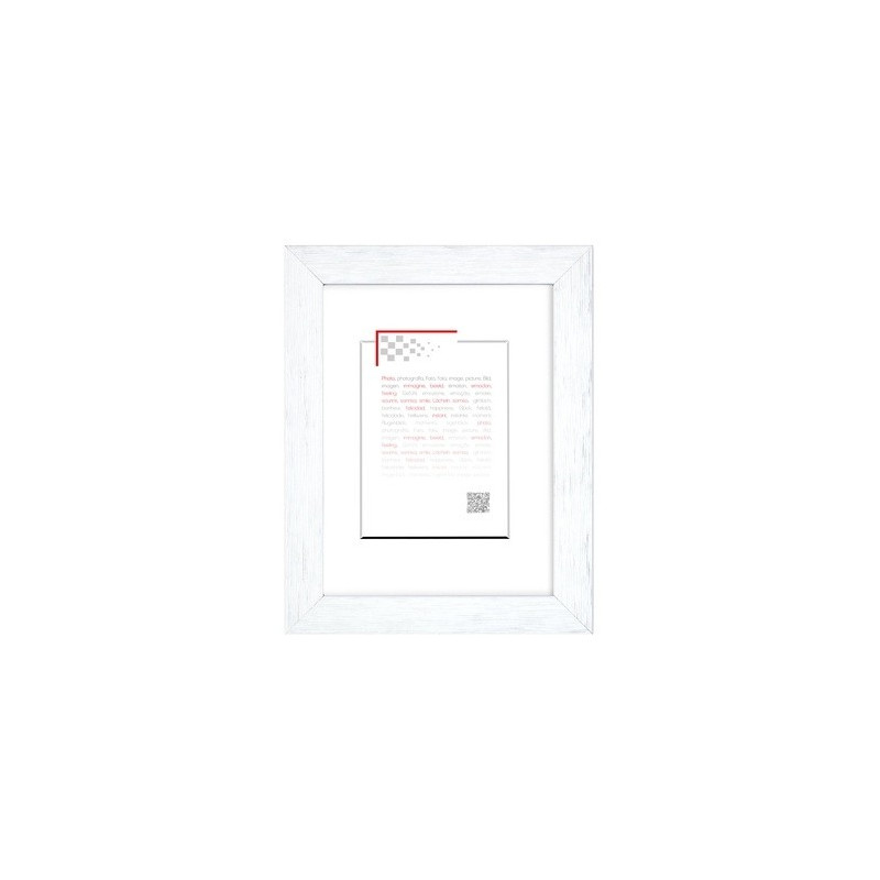 Cadre Karma blanc 18 x 24 cm