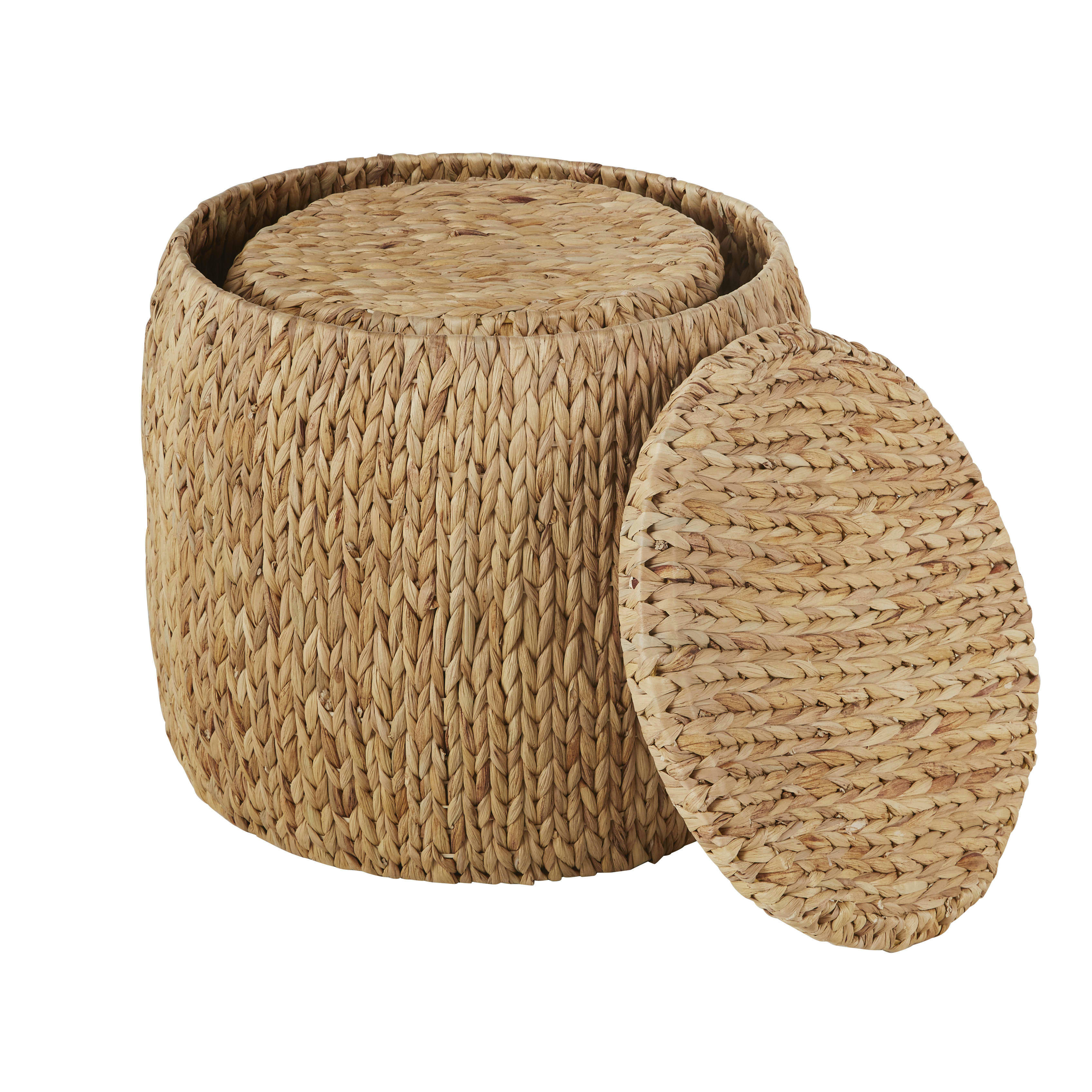 CAMILA - Malles tressées en jacinthe d'eau (x2)