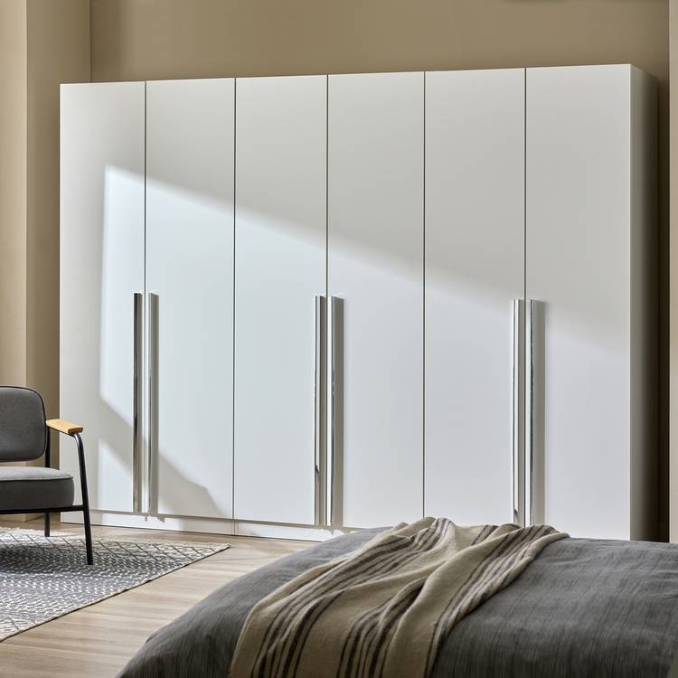 Habitat Munich 6 Door Wardrobe - White