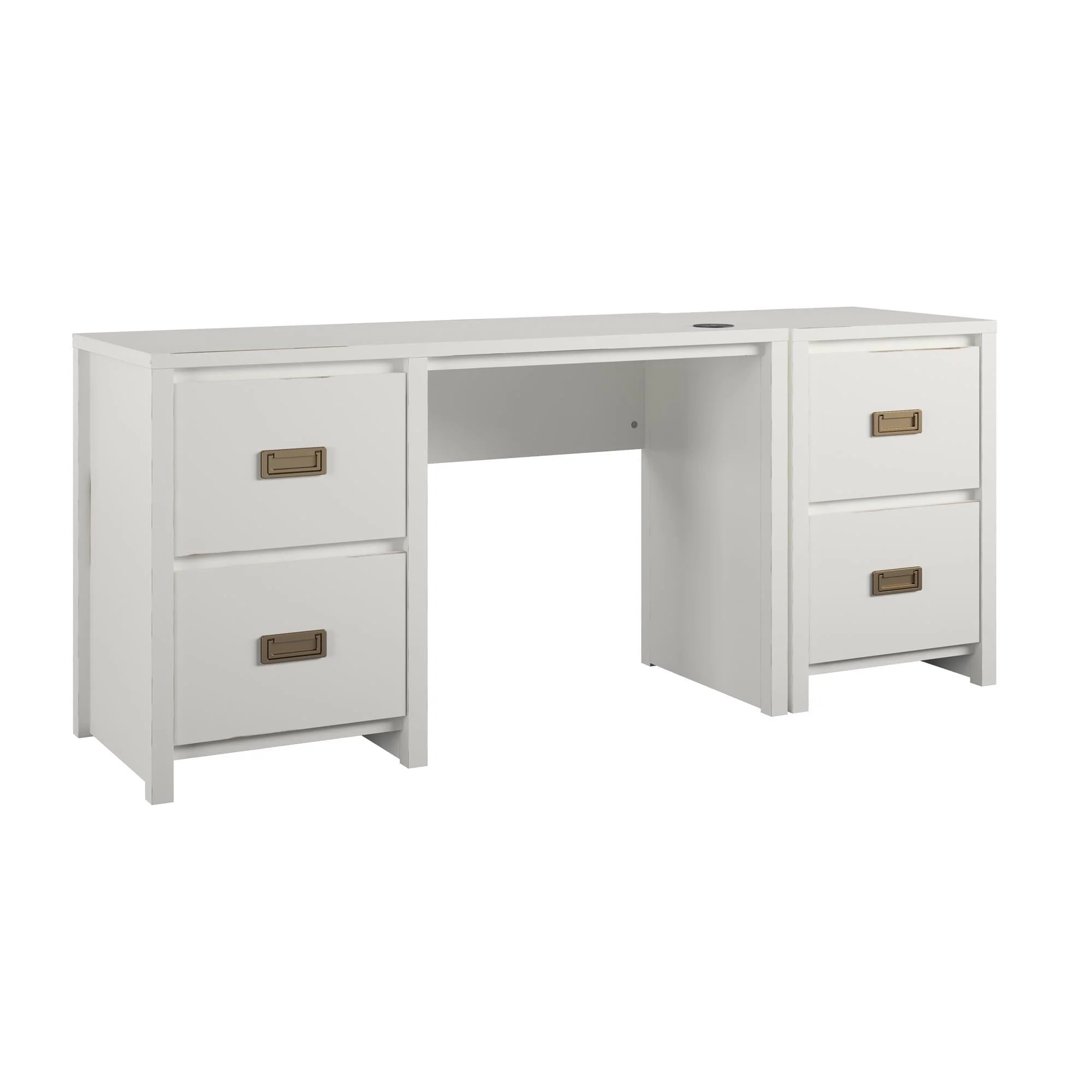Little Seeds Monarch Hill Haven Single Pedestal Desk & Nightstand