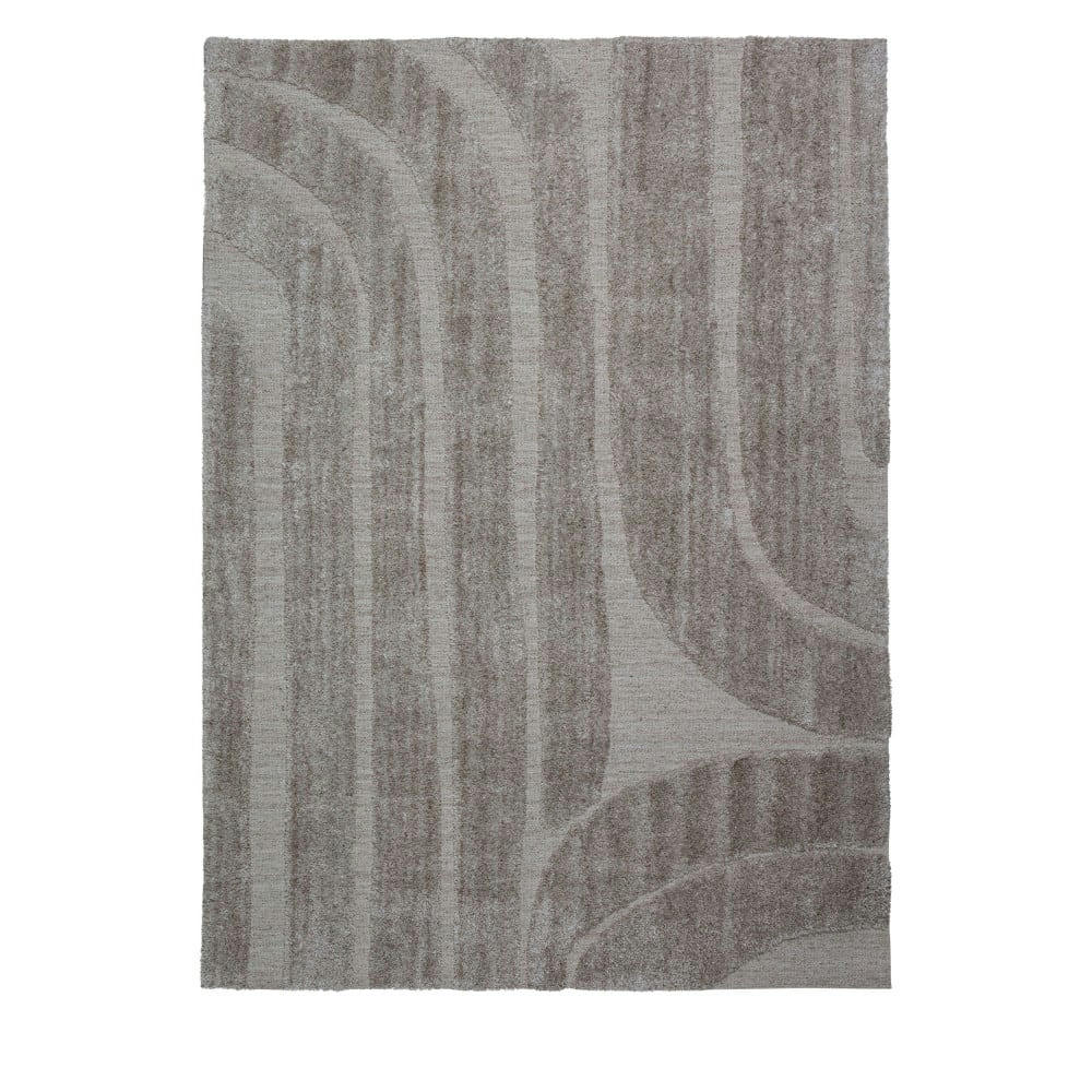 INURE - Tapis avec motifs graphiques naturel beige 170x240 cm