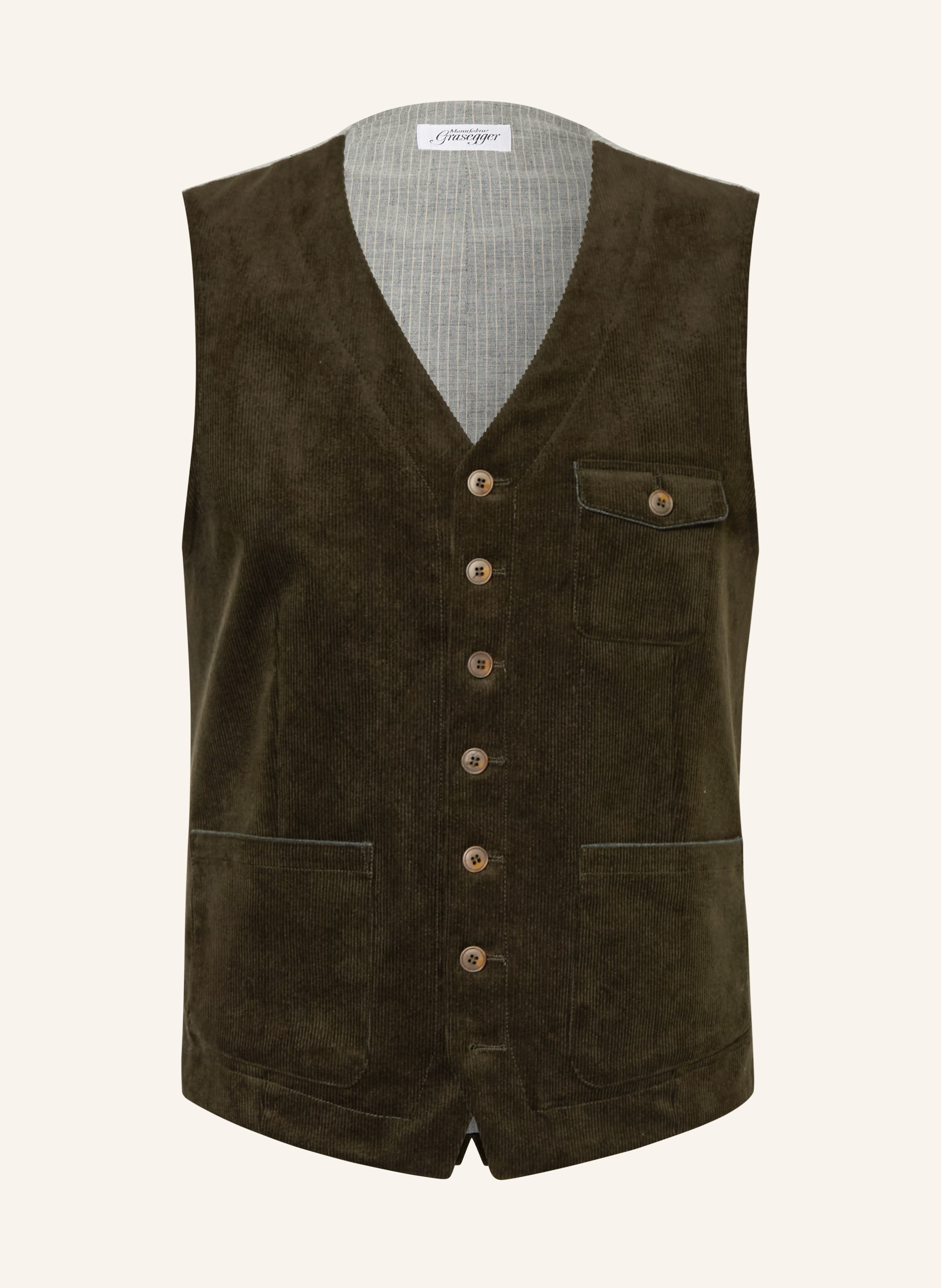 Grasegger Anzugweste WUM Slim Fit aus Cord