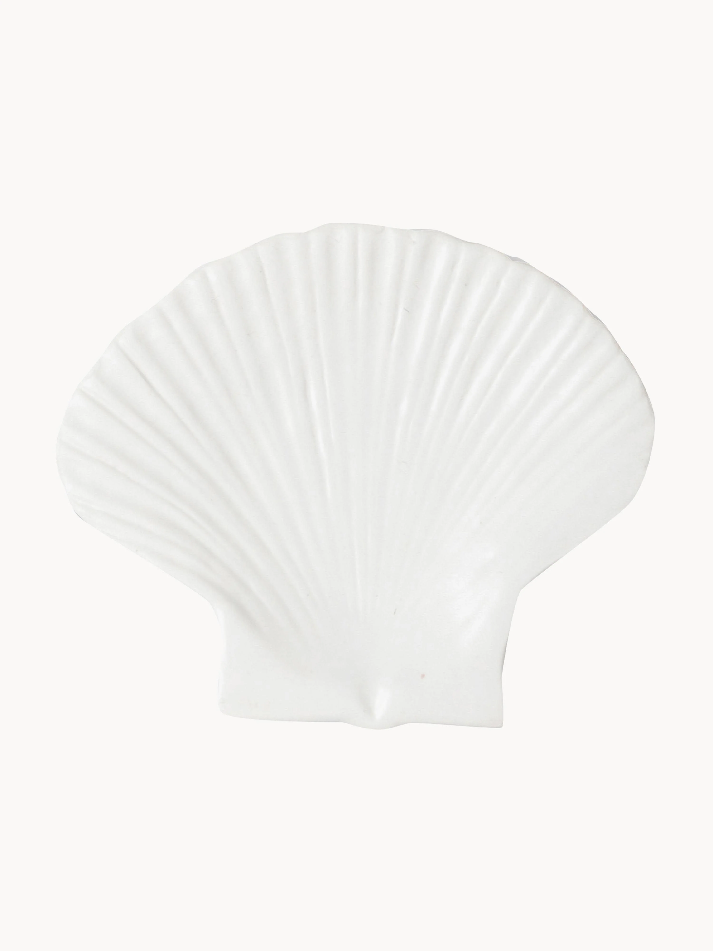 Dessertteller Shell aus Dolomit