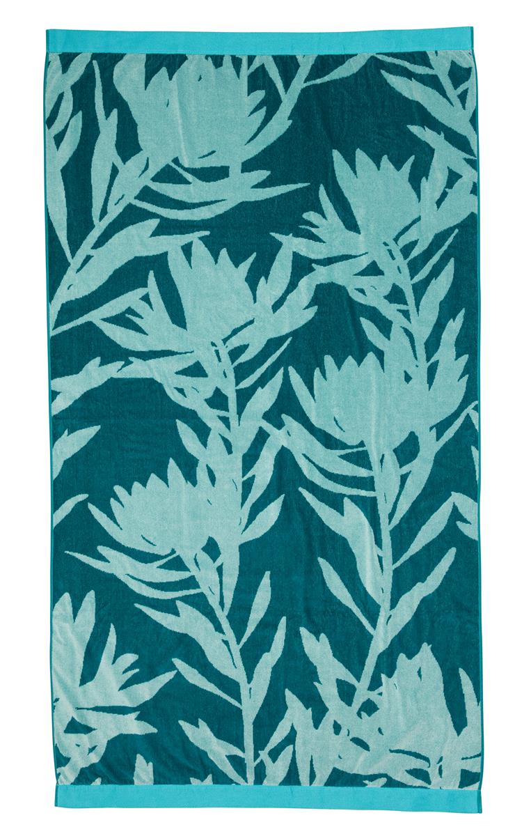 KAAT Amsterdam Bermuda Strandlaken - 100x180 cm - Blauw Groen