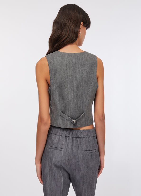 Gilet in denim