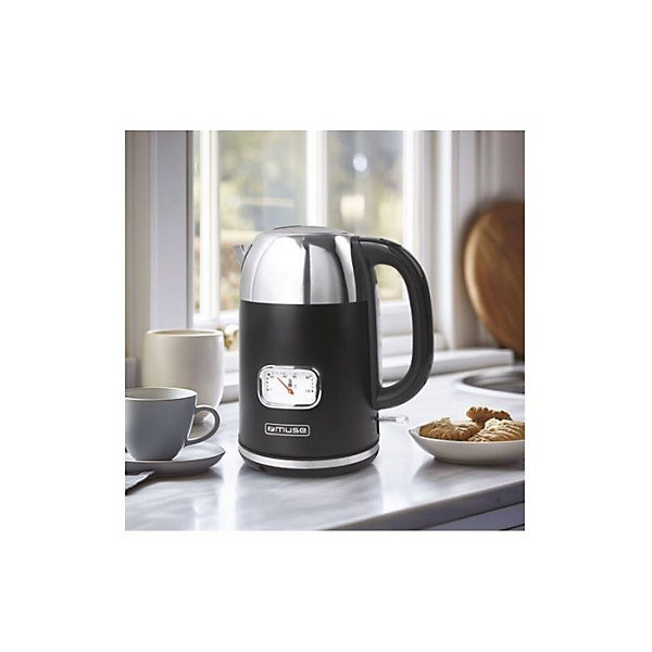 Bouilloire électrique Muse MS020BS inox noir mat