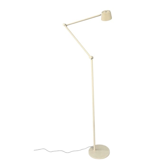 Freelight Freelight Vloerlamp Cugino Crème 2-Arm incl. Dimmer