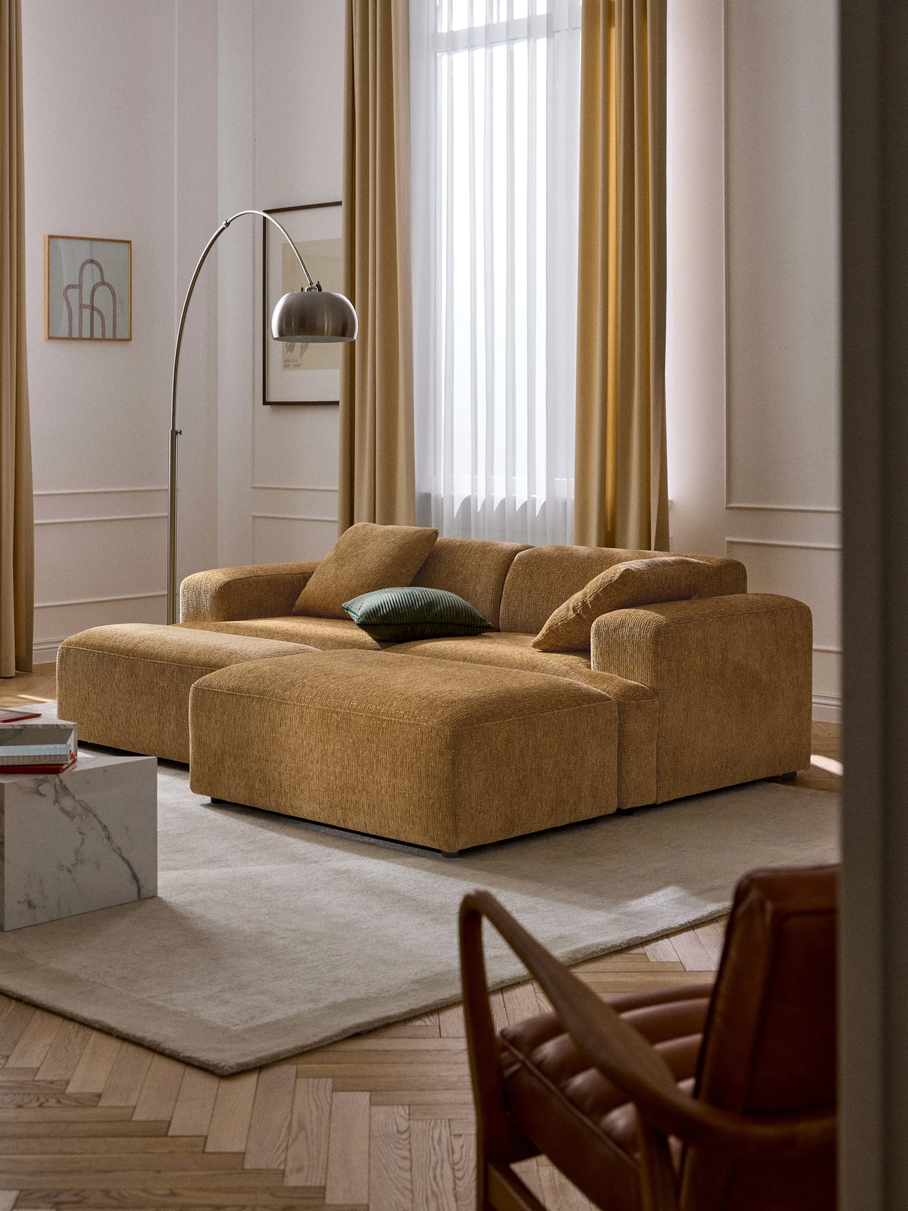 XL Sofa-Hocker Melva, B 116 x T 72 cm