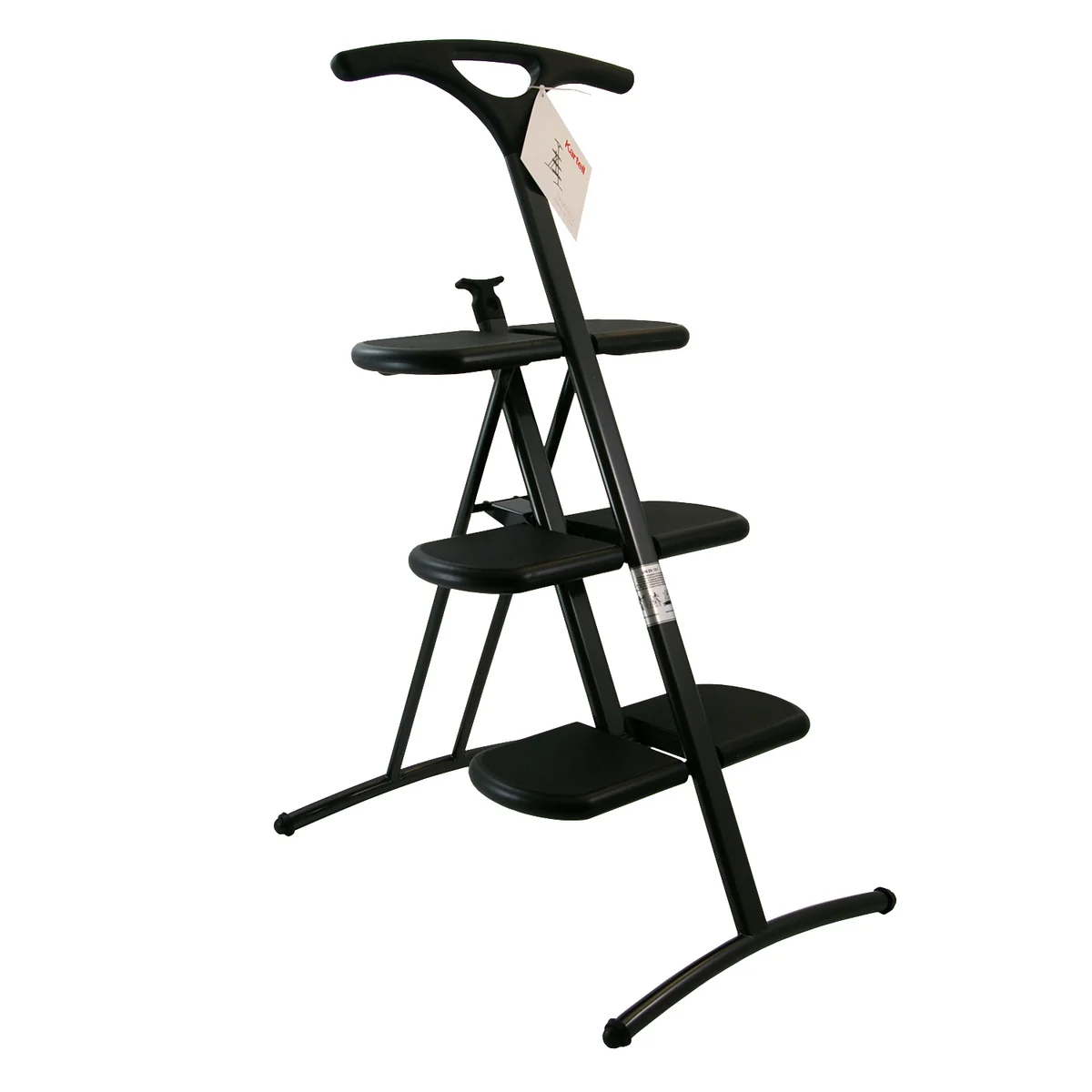 Kartell - Tiramisù Klappleiter, schwarz