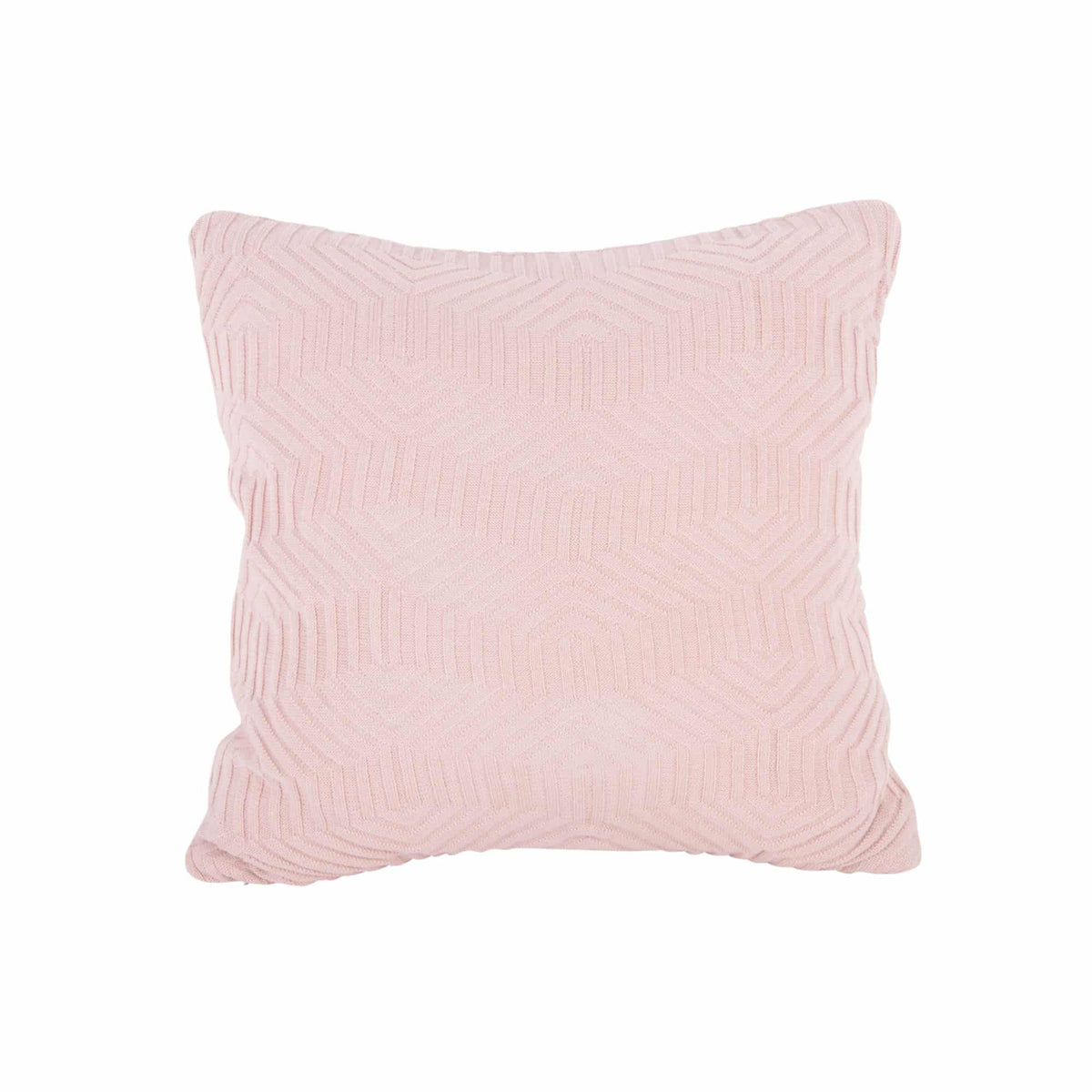 Present Time sierkussen Honeycomb - roze - 45x45x15cm