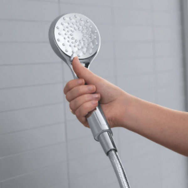 Jacob Delafon - Ensemble Mitigeur Bain Douche mécanique sur gorge monotrou Aleo   avec douchette et flexible Awaken
