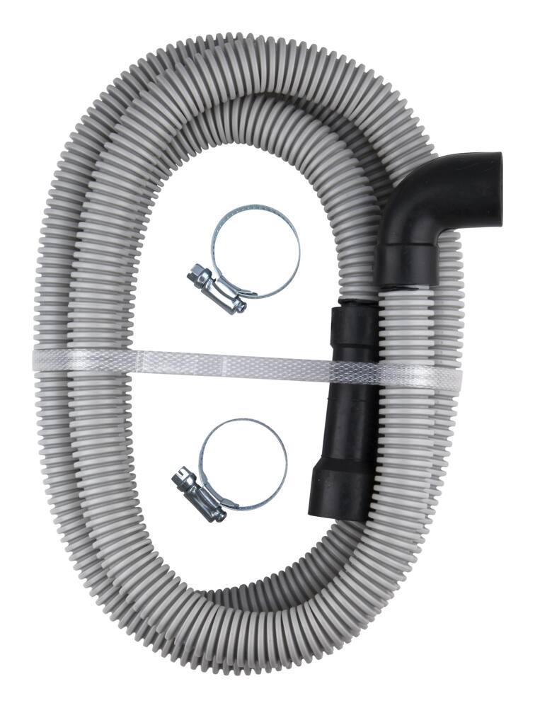PlumbShop Plastic Corrugated Washing Machine Discharge Hose, 5-ft