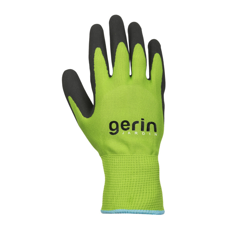 Paire de gants pour petits travaux verts taille 6 GERIN
