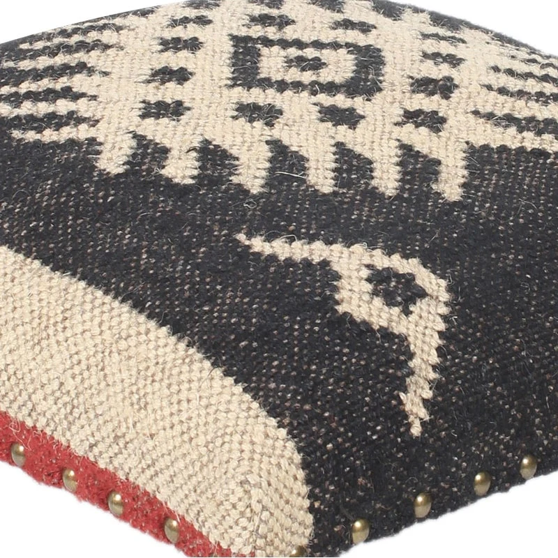 HERAT ORIENTAL Handmade Kilim Upholstered Footstool