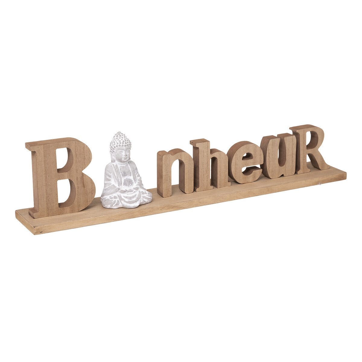 Word to put down buddha "Happiness" H.11,5 cm