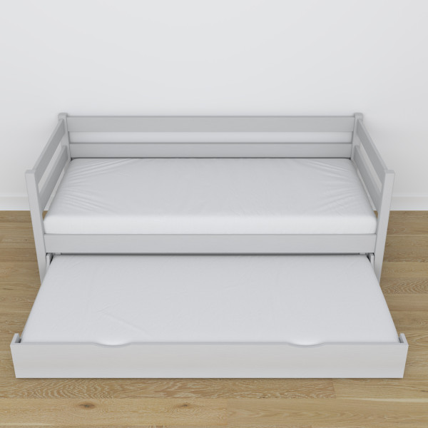 Drewniane łóżko sofa z szufladą na materac N01