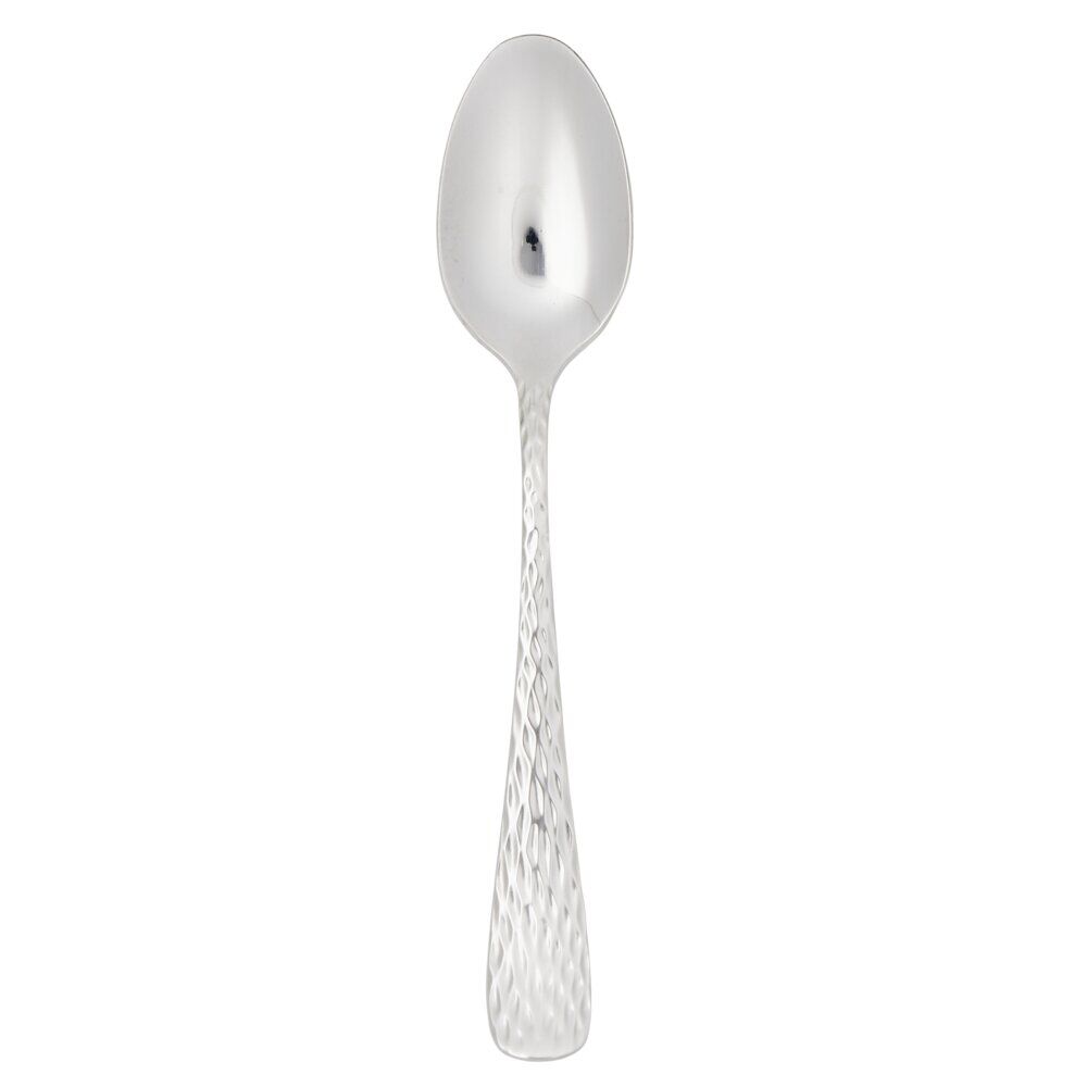 Cuillère à café inox L15,5cm manche effet onde