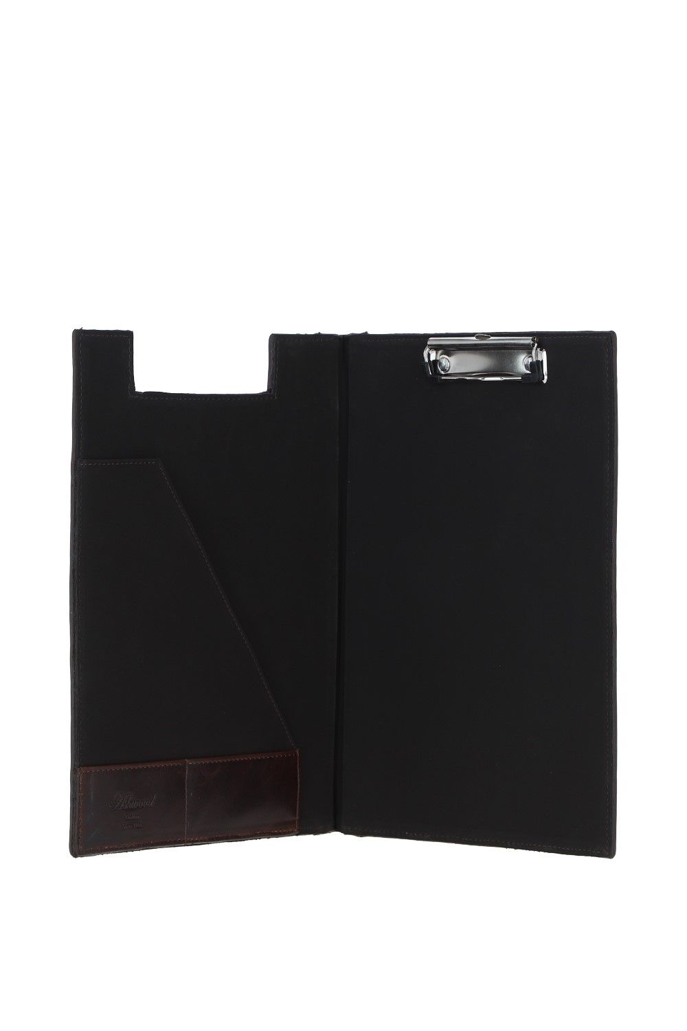 Ashwood Leather Real Leather Clip Pad Folder
