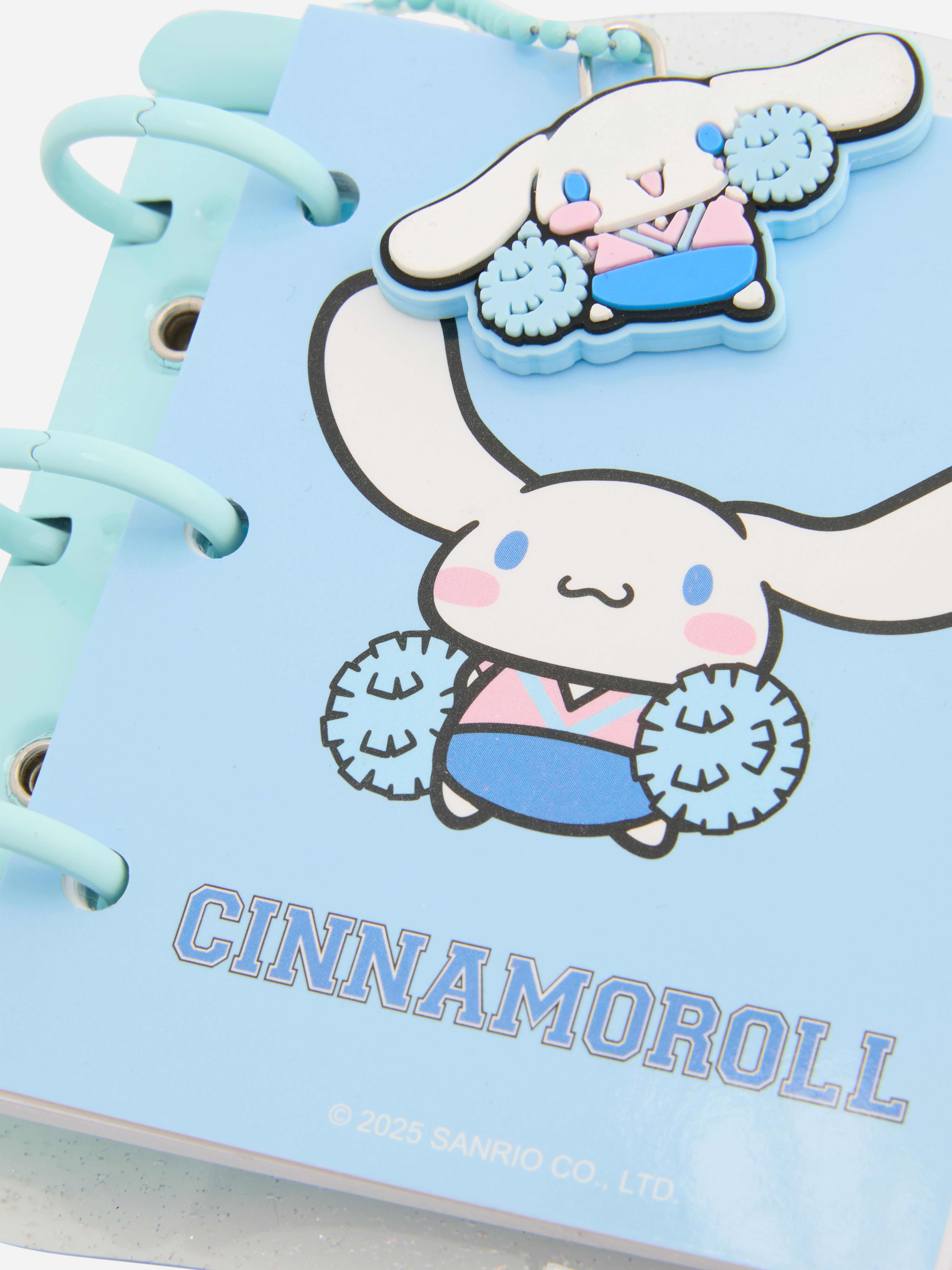 Hello Kitty Cinnamoroll Mini Clip Notebook