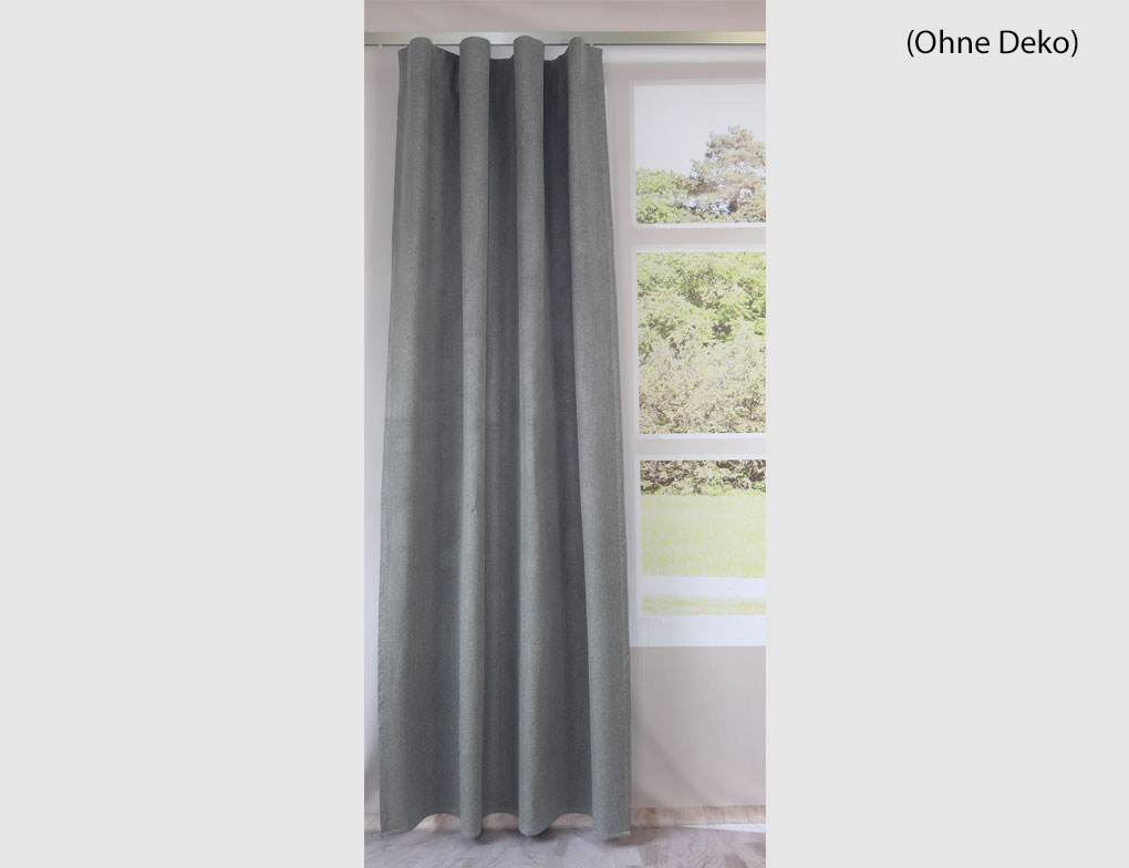 Verdeckte Schlaufe Blackout Silber