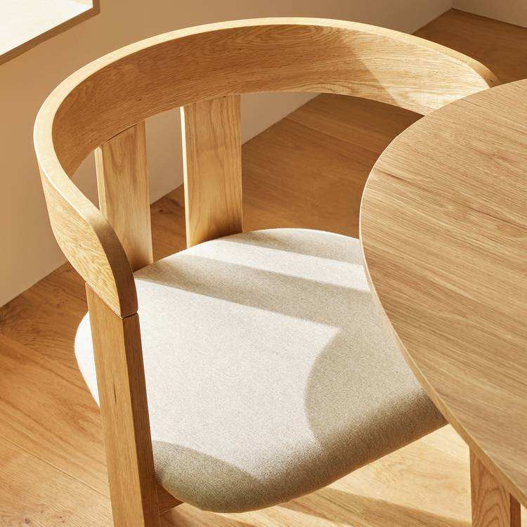 Habitat Janie Solid Wood Dining Chair - Oak