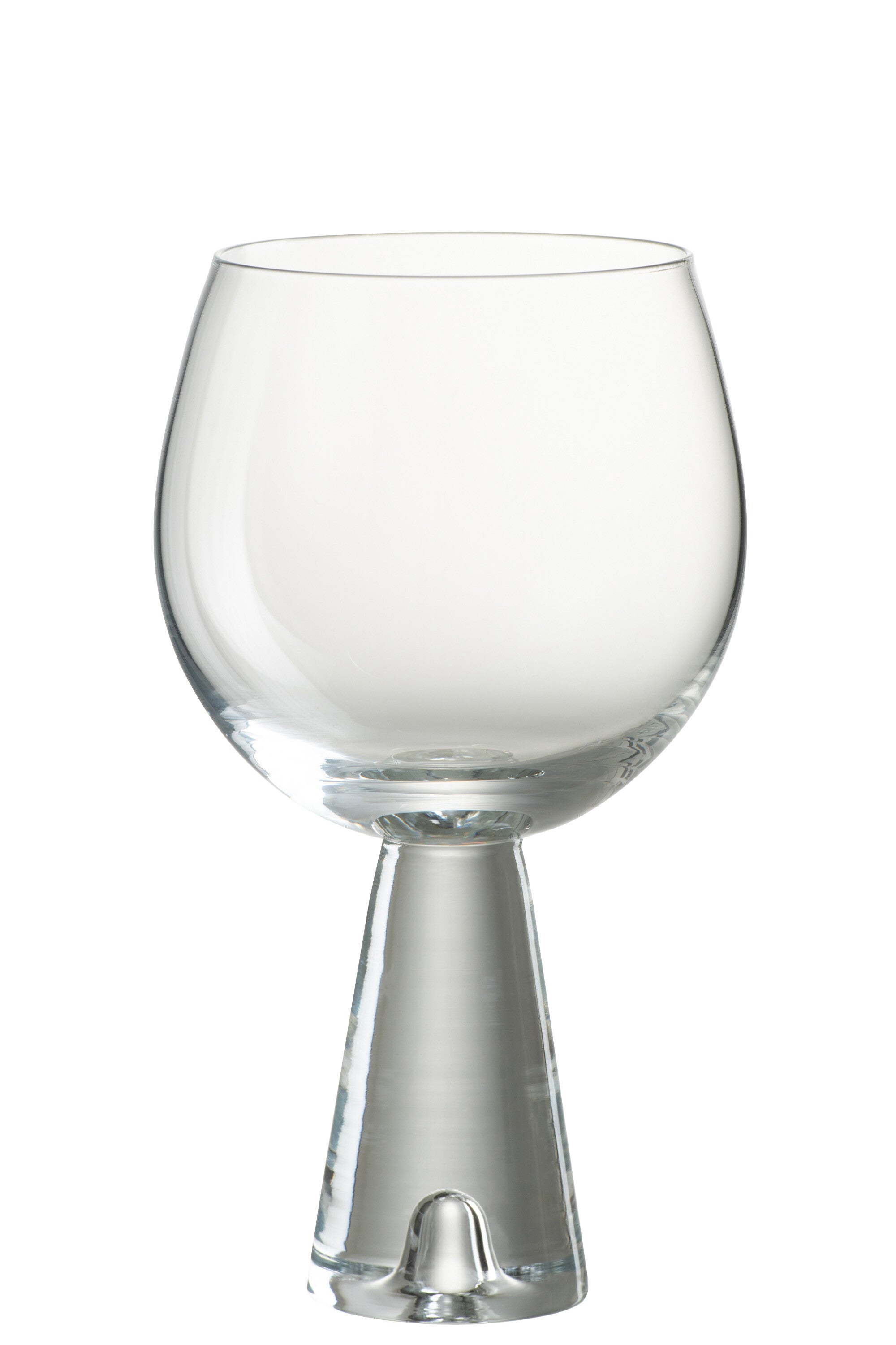 J-Line wijnglas Dean - glas - transparant - 4 stuks