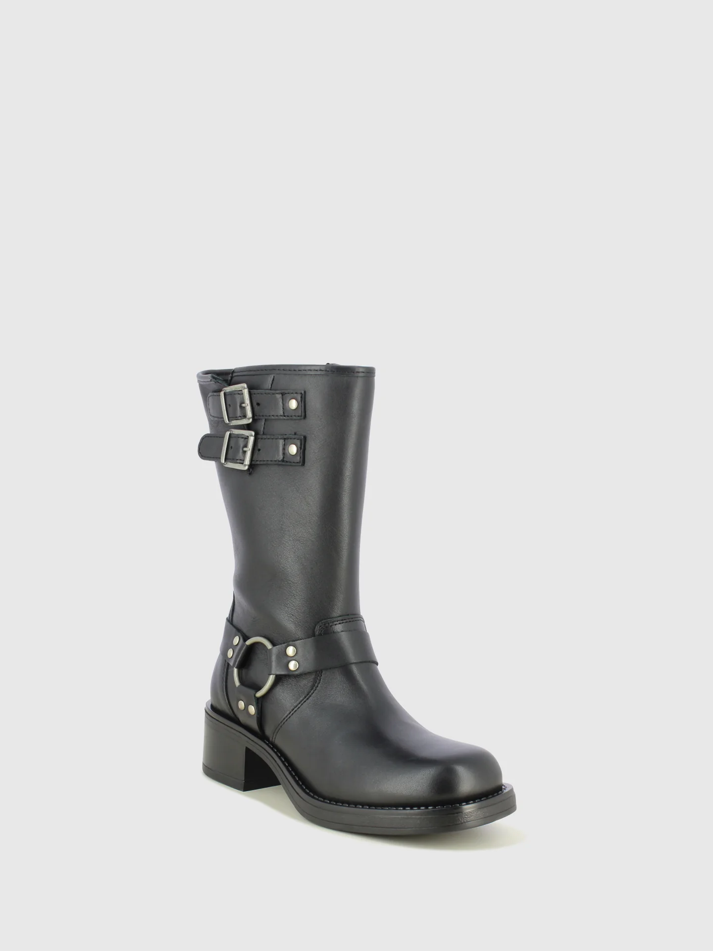 Botas Biker em Preto