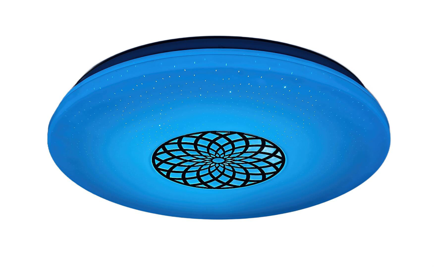 Plafon Ophelia z pilotem okrągły srebrny LED 1x24W 39,5cm IP20 Rabalux