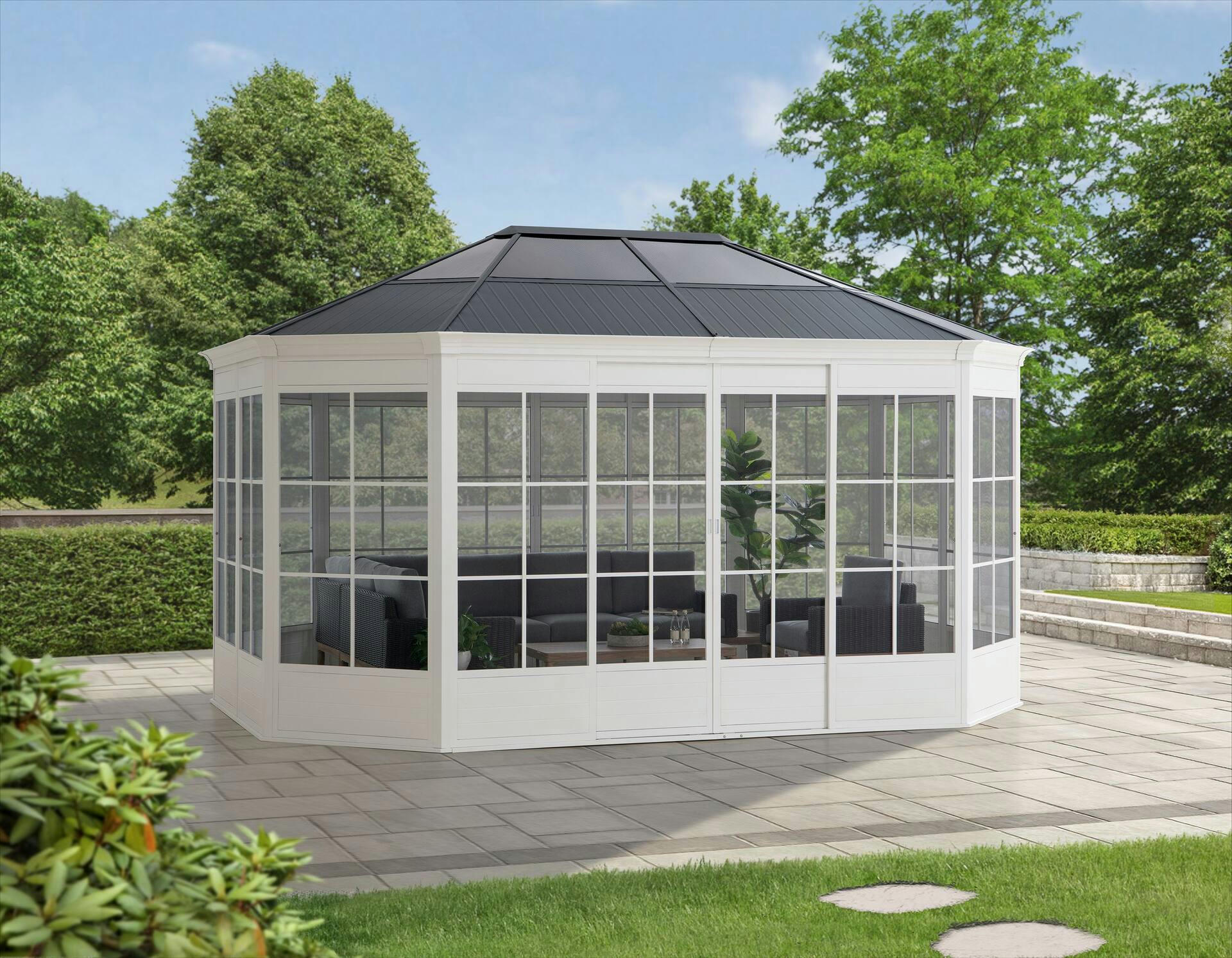 CANVAS Frobisher Solarium Gazebo, 12 x 16-ft