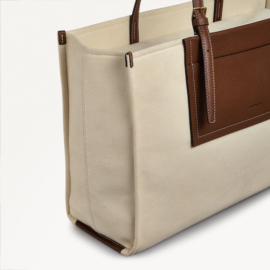 The Burlington - Large Ziptop Tote Bag