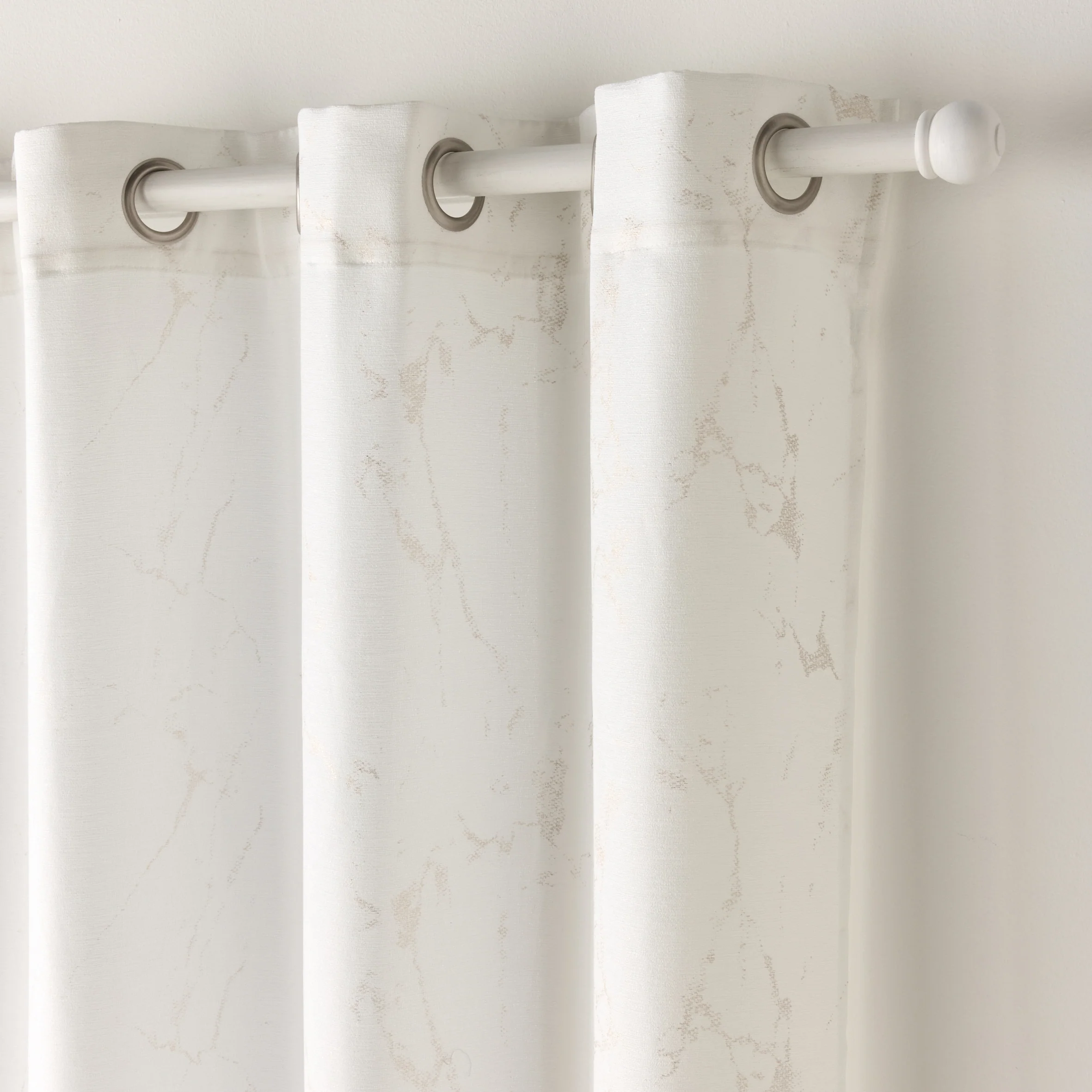 Rideau VERONE coloris blanc 130 x 240 cm