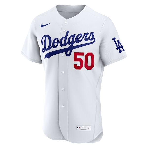 Mookie Betts Los Angeles Dodgers Nike Home Authentic Jersey - White