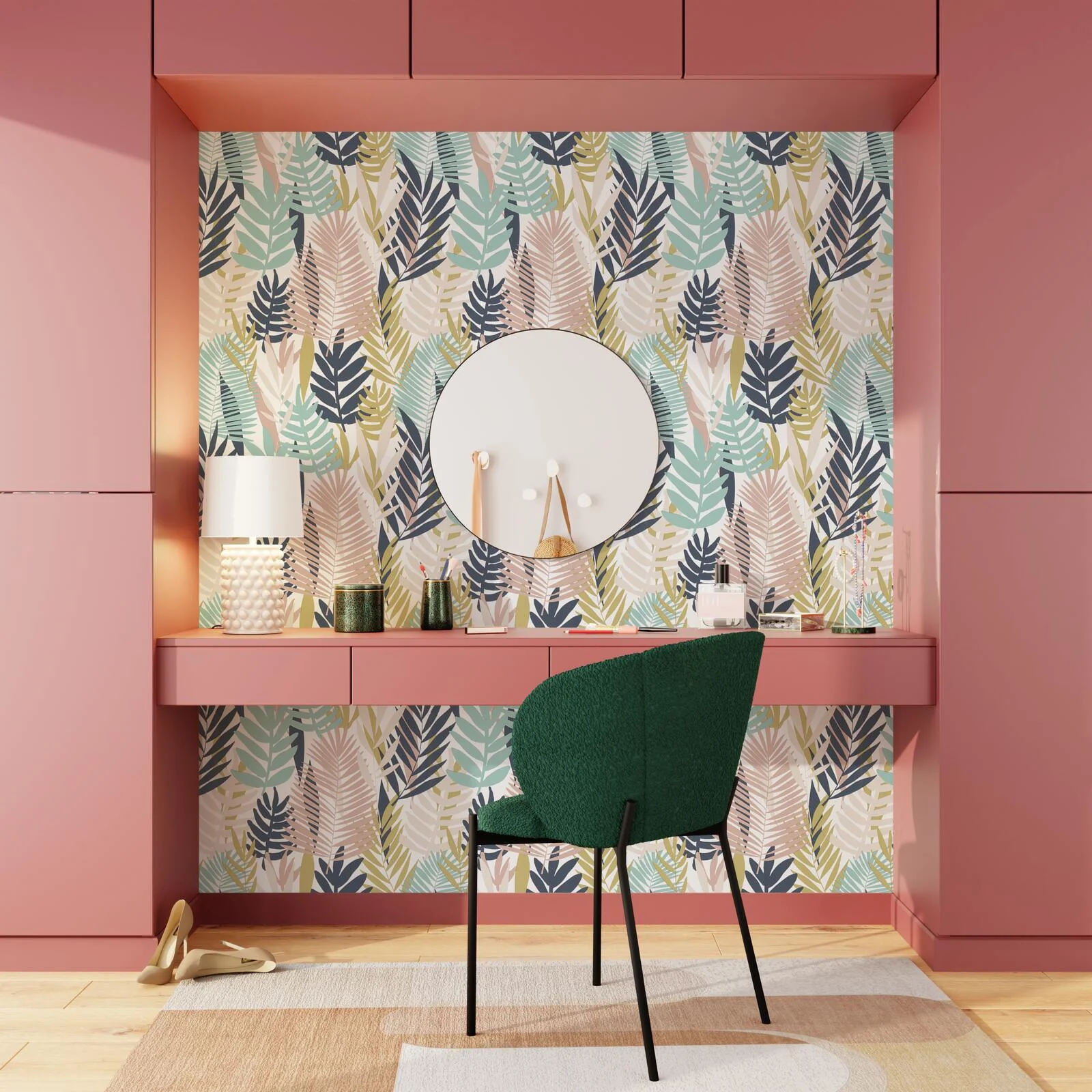 Papier peint intissé SAVANNAH coloris multicolore
