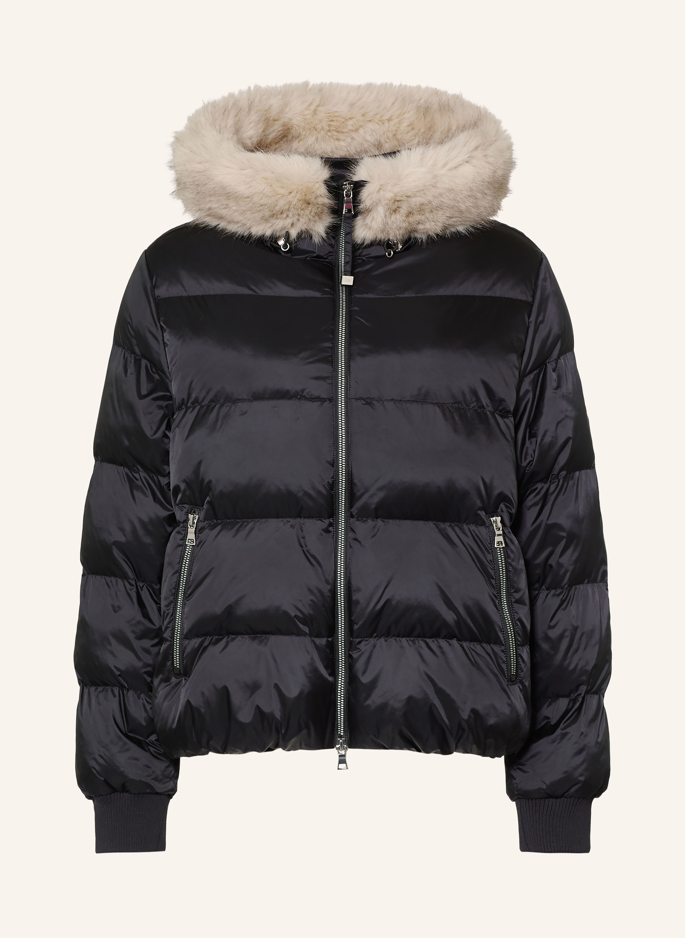 No.1 Como Steppjacke mit Kunstfell