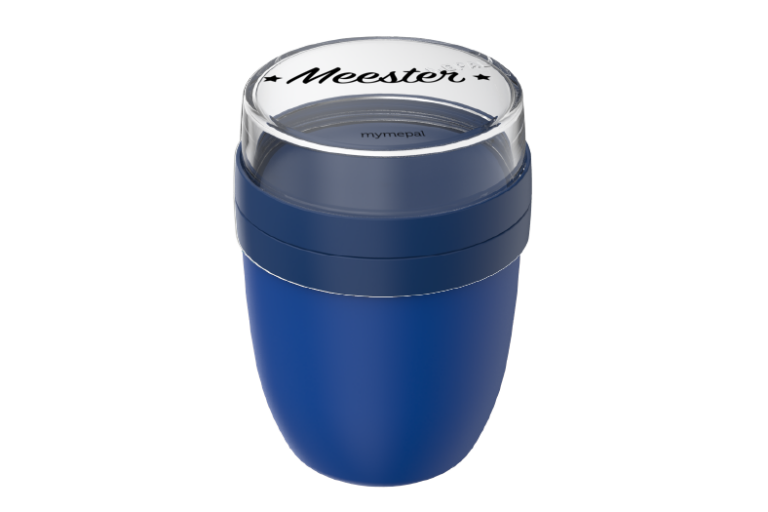 Gepersonaliseerd cadeau meester - Lunchpot Ellipse