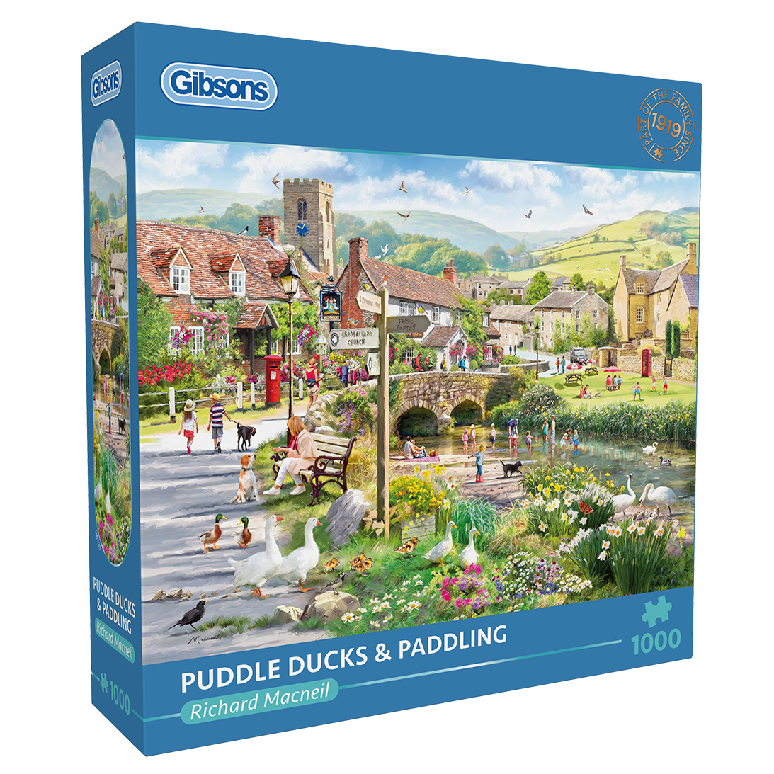 Gibsons Puddle Ducks and Paddling Jigsaw Puzzle 1000 Pieces