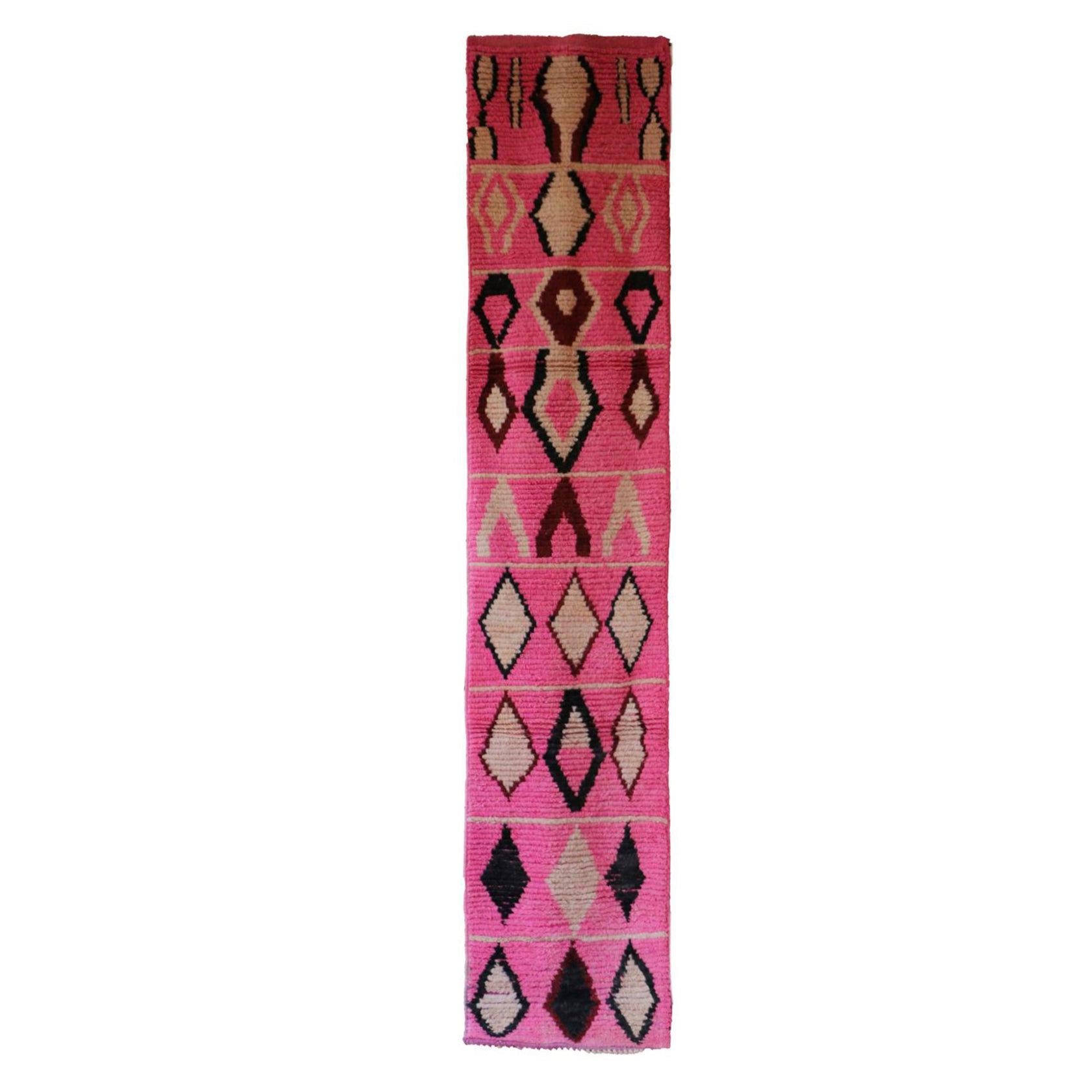 AFK Living vloerkleed Berber - handgemaakt - Wol - 80 cm x 240 cm