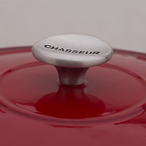 Chasseur Round French Oven 26cm / 5 Litre Bordeaux - Cast Iron