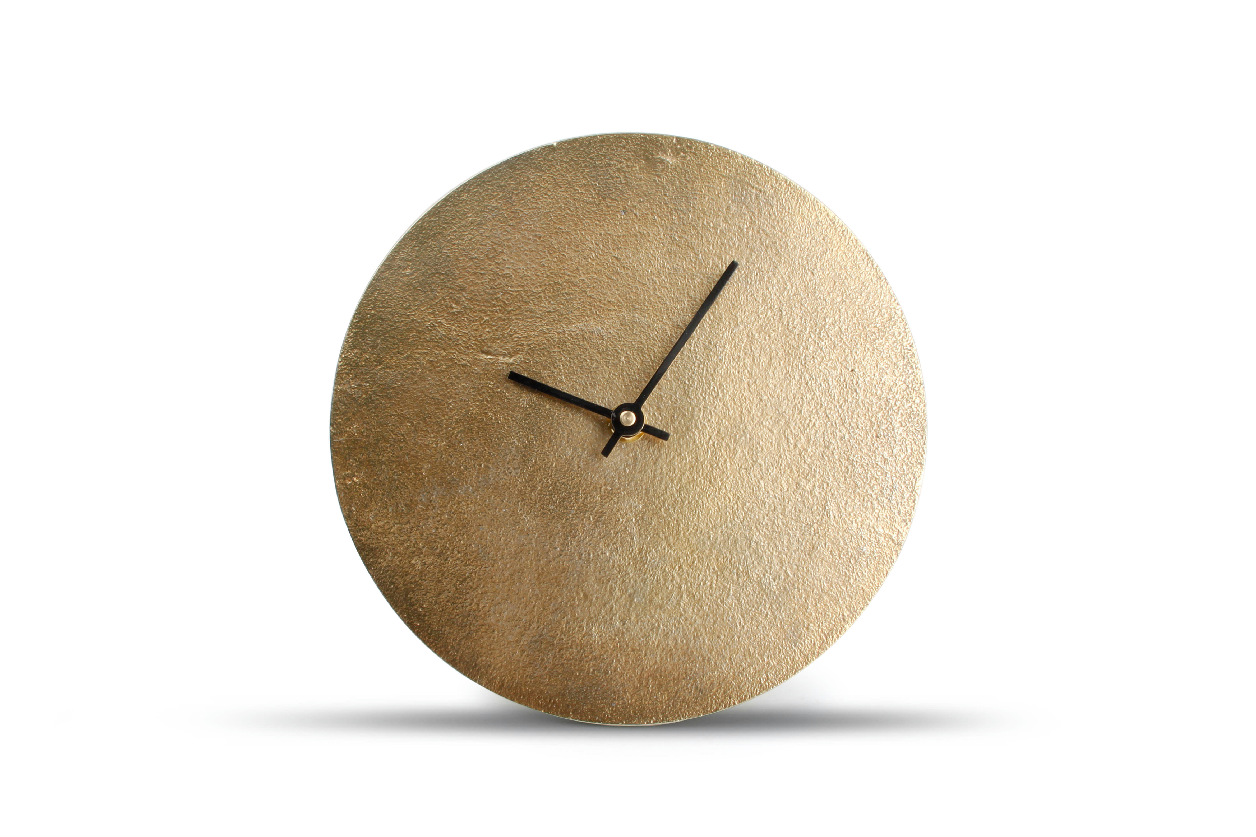 ZONE - Horloge cheminée 26cm doré