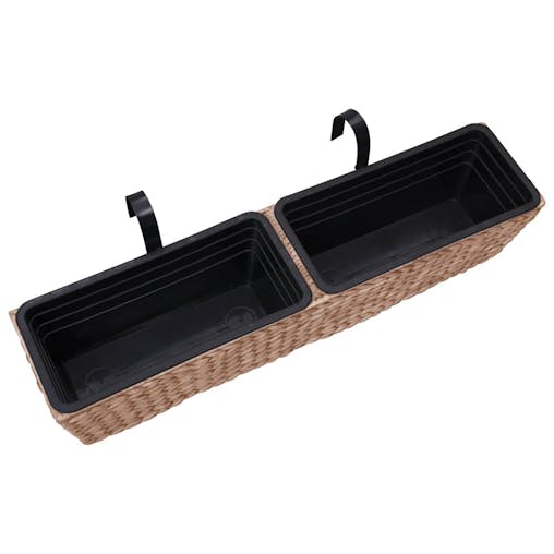 NNEVL Garden Planters 2 pcs Water Hyacinth Brown
