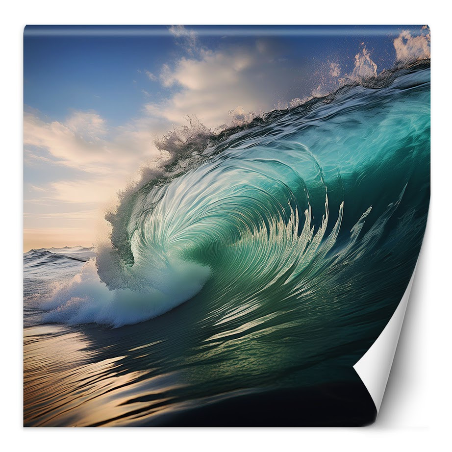 Feeby Fototapeta Fala Morze Woda Natura 100x100