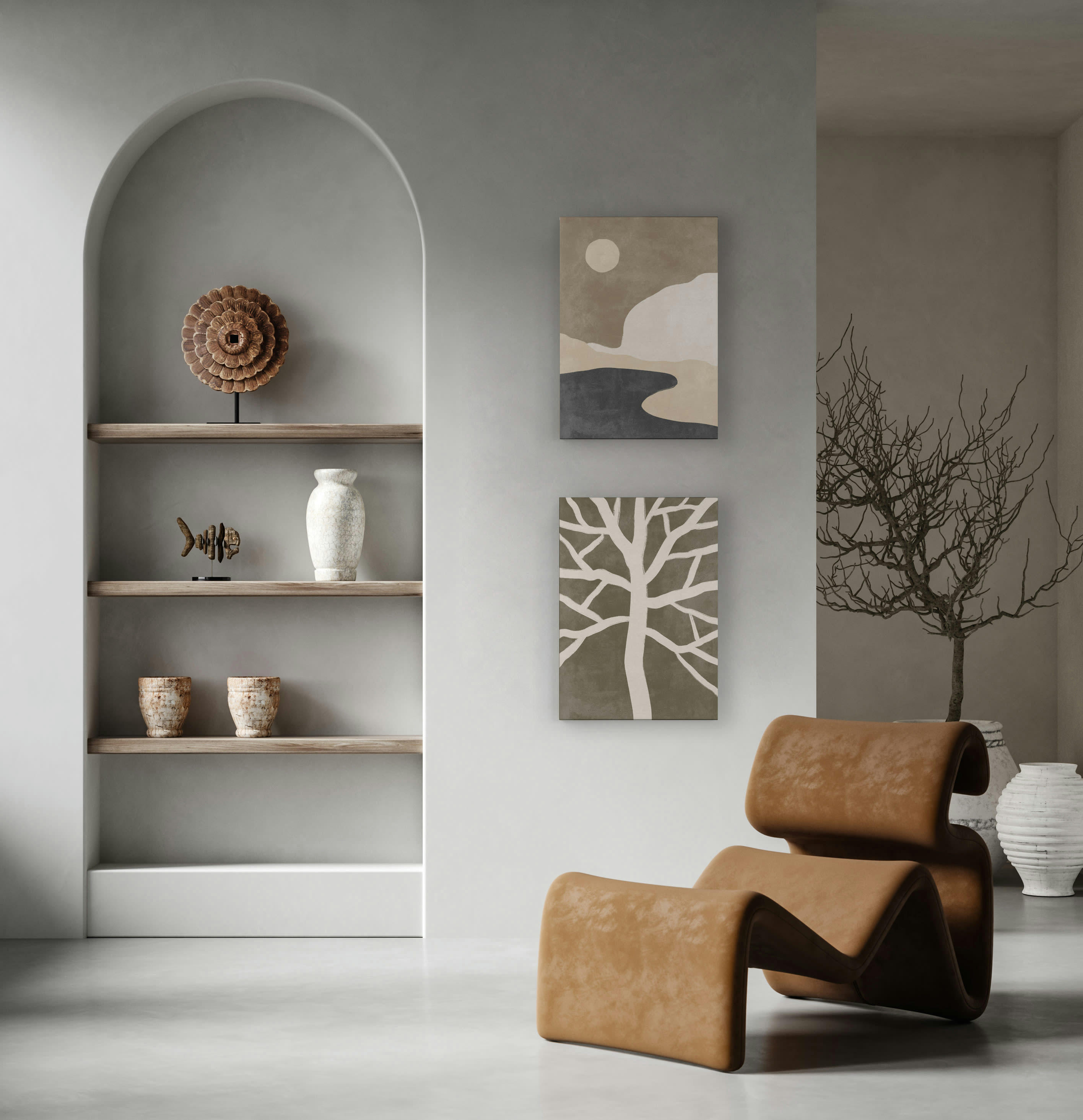 TREE 1 - Peinture sur toile 60x40 imprimé HD Arbre