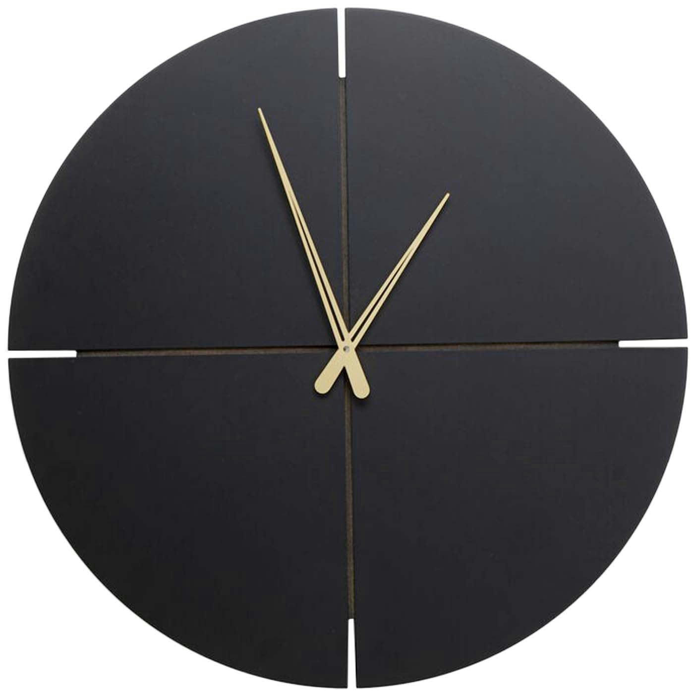 ANDREA - Horloge murale Andrea 60cm noire Kare Design