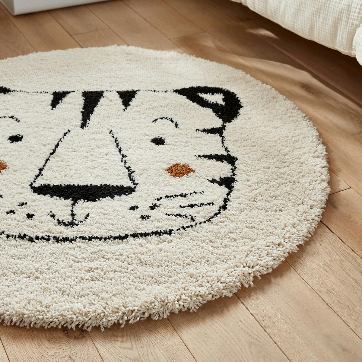 Tapis enfant rond motif tigre, Lillio