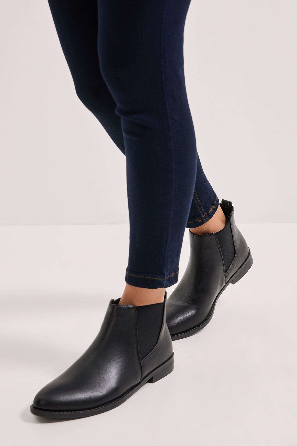 Dorothy Perkins Megs Flat Chelsea Boots
